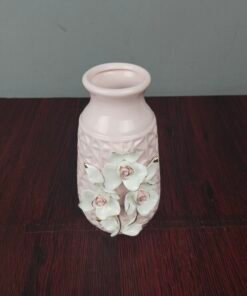 Decorative 3D Floral Ceramic Flower Vase