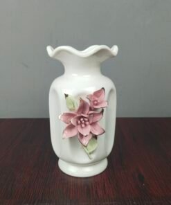 Decorative 3D Floral Ceramic Flower Vase