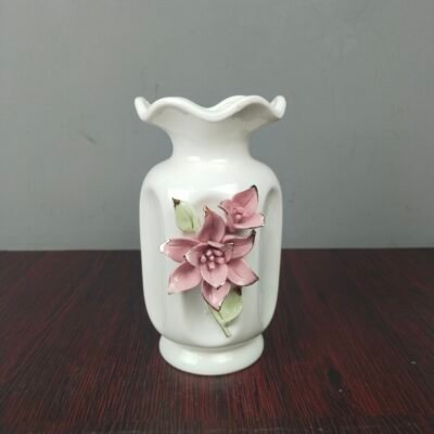 Decorative 3D Floral Ceramic Flower Vase Decorative 3D Floral Ceramic Flower Vase