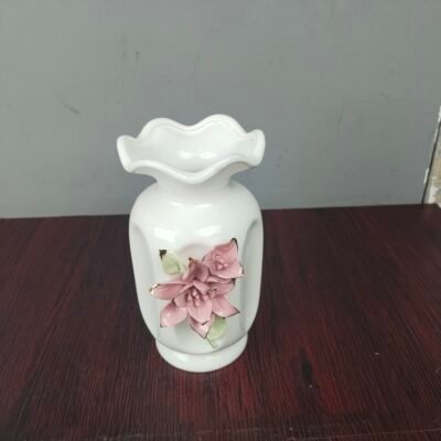 Decorative 3D Floral Ceramic Flower Vase Decorative 3D Floral Ceramic Flower Vase