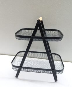 2Tier Countertop Metal Fruit and Vegetable Basket