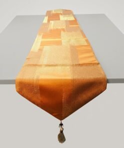 Luxury Modern Geometric Jacquard Table Runner