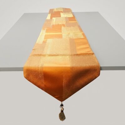 Luxury Modern Geometric Jacquard Table Runner