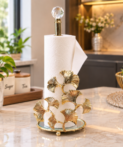 Mega Shop Kitchen Tissue and Paper Towel Holder Stand