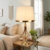 Luxury White and Gold Table Lamp Luxury White & Gold Table Lamp