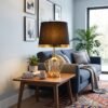 Luxury Black and Gold Crystal Table Lamp Luxury Black & Gold Crystal Table Lamp