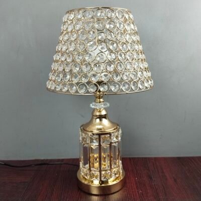 Modern Luxury Crystal Desk and Bedside Lamp