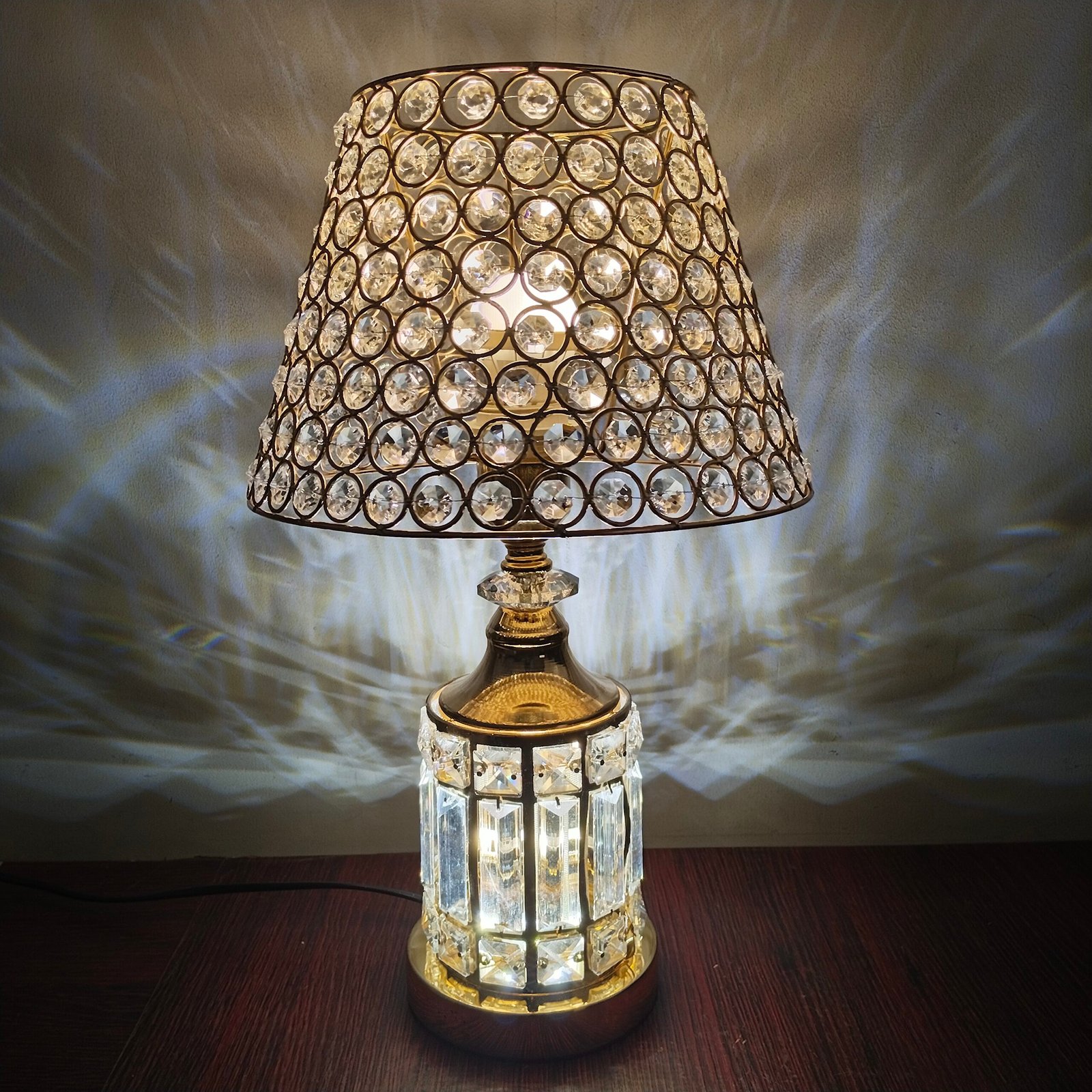 Luxury Gold Crystal Table Lamp Luxury Gold Crystal Table Lamp