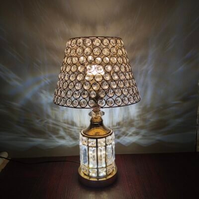 Modern Luxury Crystal Desk and Bedside Lamp