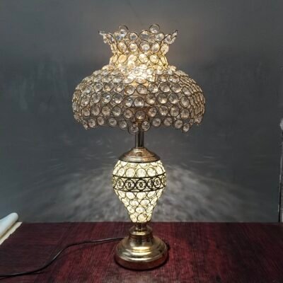 Luxury Golden Crystal Table Lamp
