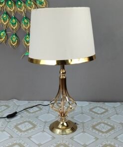 Luxury White & Gold Table Lamp Luxury White & Gold Table Lamp