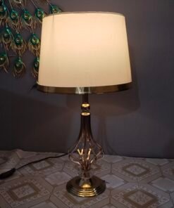 Luxury White & Gold Table Lamp