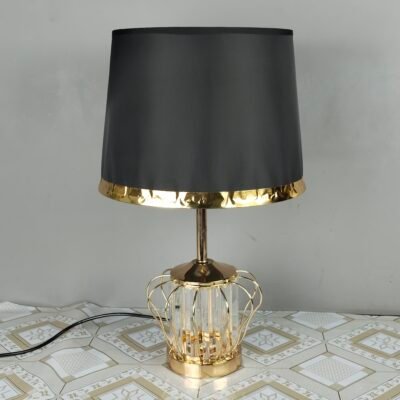 Luxury Black and Gold Crystal Table Lamp Luxury Black & Gold Crystal Table Lamp